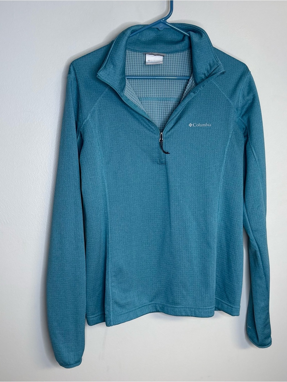 Columbia Women's Teal Half-Zip Fleece Pullover